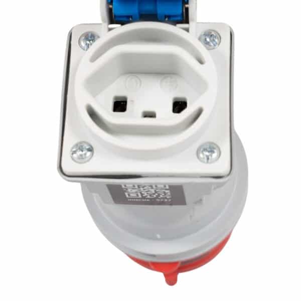 ADAPTATEUR CEE 16A TRIPHASÉ MÂLE ->  T23 FEMELLE – Image 3